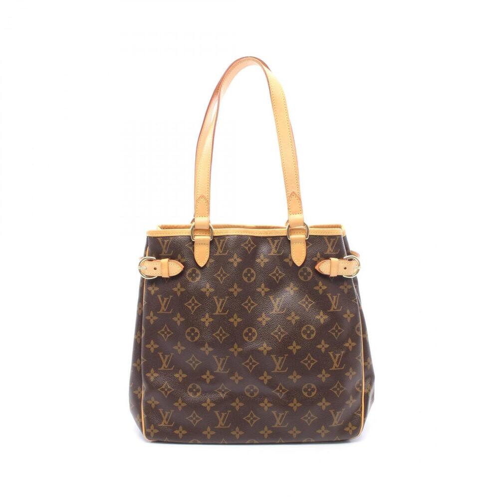 LOUIS VUITTON Brown Monogram Leather Tote Bag